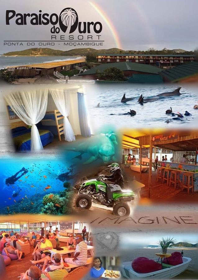 Paraiso Do Ouro Beach Front Resort Budget Accommodation ปอนตา ดู โอว์รู ภายนอก รูปภาพ